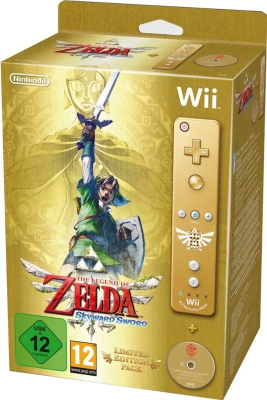 Nintendo Wii Motion Plus Controller Zelda Edition [Complete] - Wii Hardware