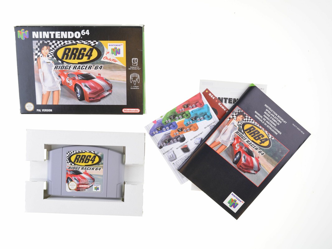Ridge Racer 64 RR64 - Nintendo 64 Games [Complete]