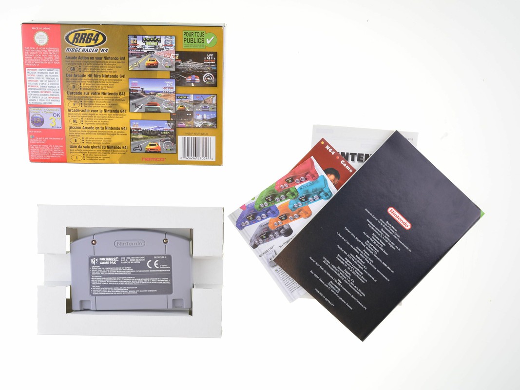 Ridge Racer 64 RR64 - Nintendo 64 Games [Complete] - 6