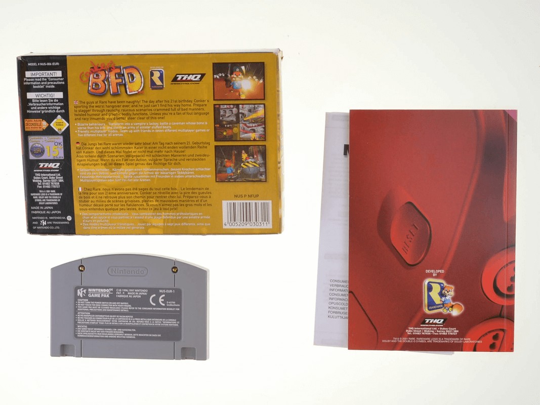 Conker's Bad Fur Day - Nintendo 64 Games [Complete] - 2