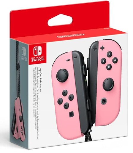 Nintendo Switch Joy-Con Pair Pastel Pink [Complete] - Nintendo Switch Hardware