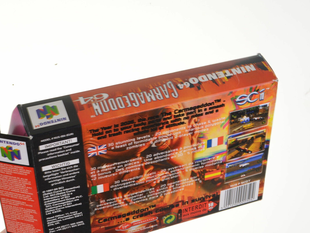 Carmageddon - Nintendo 64 Games [Complete] - 2