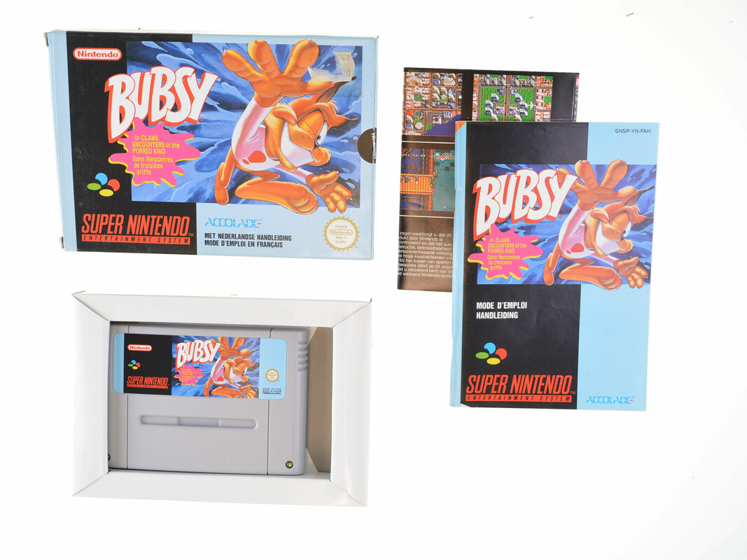 Bubsy - Super Nintendo Games [Complete]