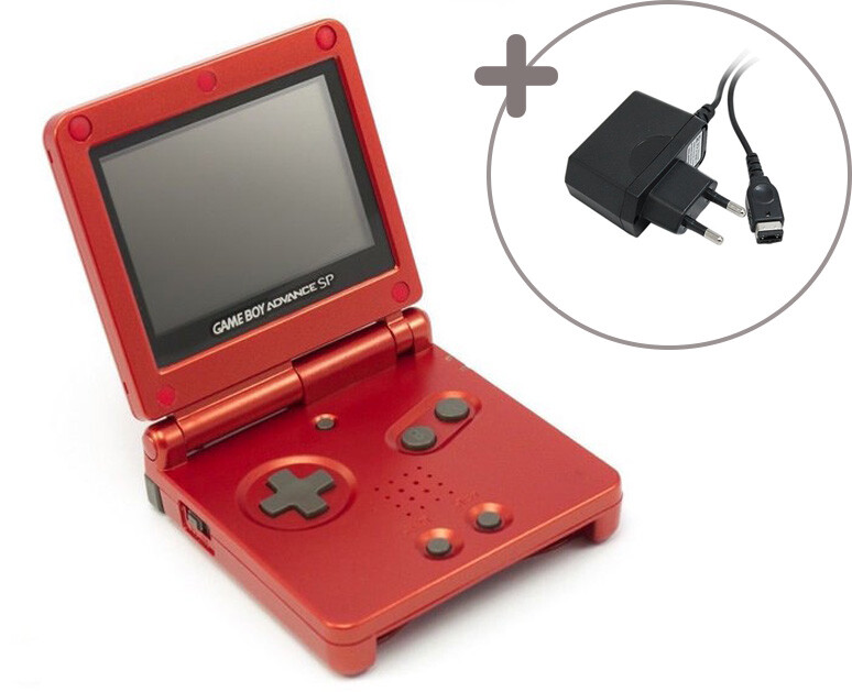 Gameboy Advance SP Red (Modded) - Gameboy Advance Hardware