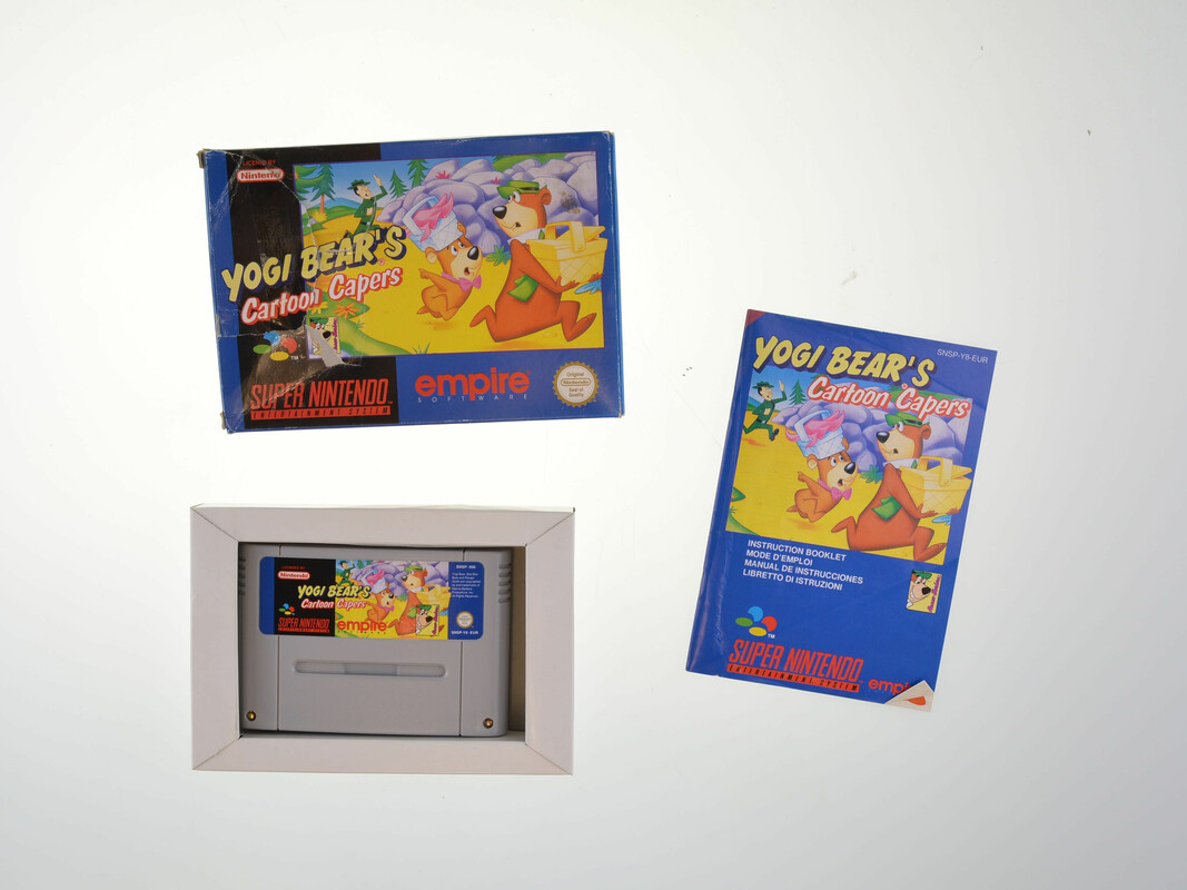 Yogi Bear's Cartoon Capers - Super Nintendo Games [Complete]