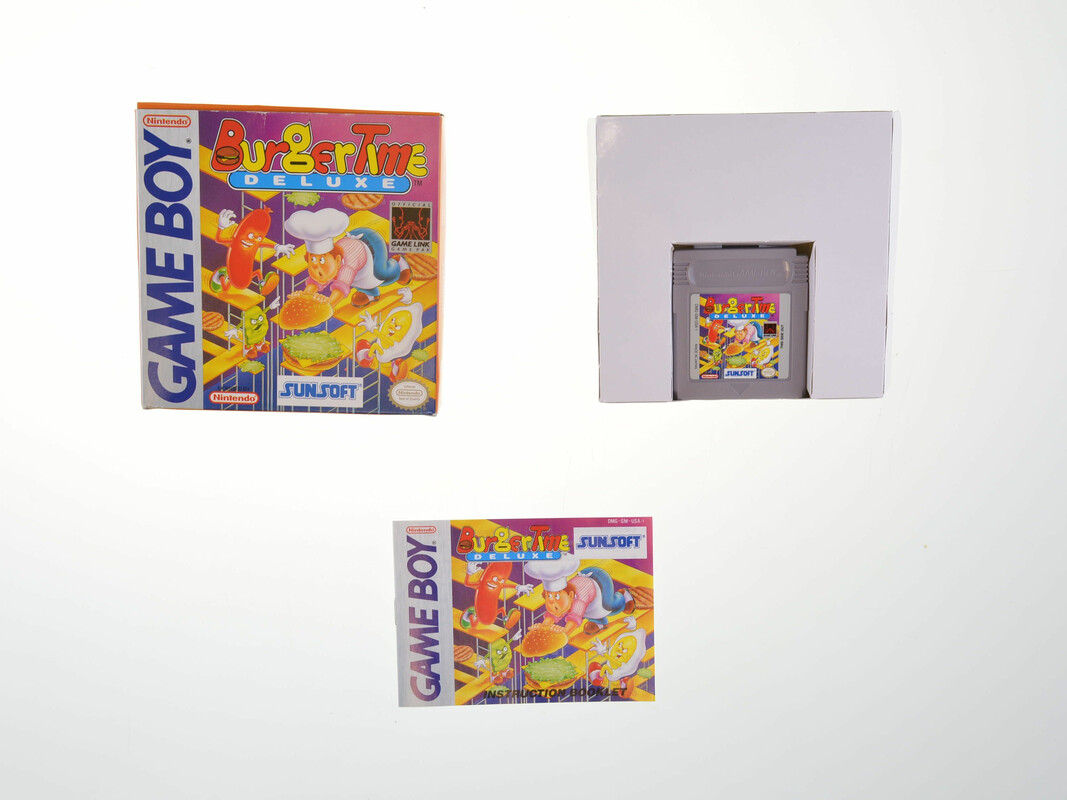 BurgerTime Deluxe - Gameboy Classic Games [Complete]