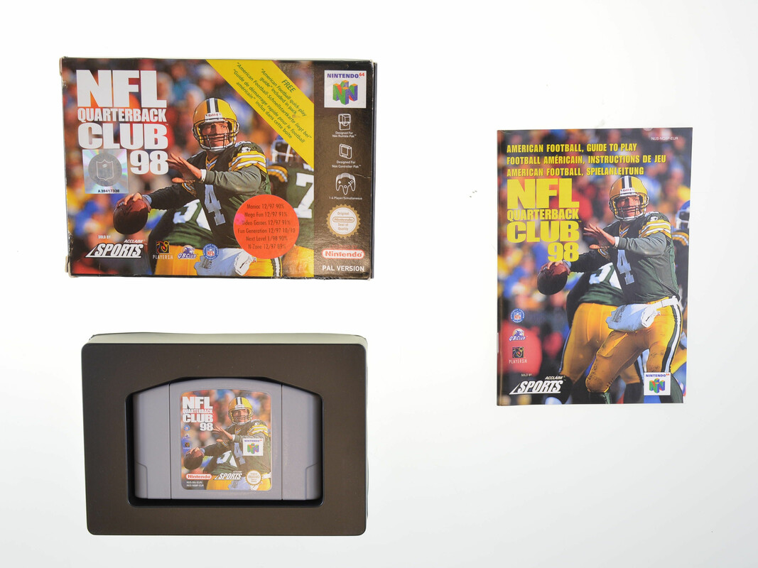 NFL Quarterback Club 98 - Nintendo 64 Games [Complete]