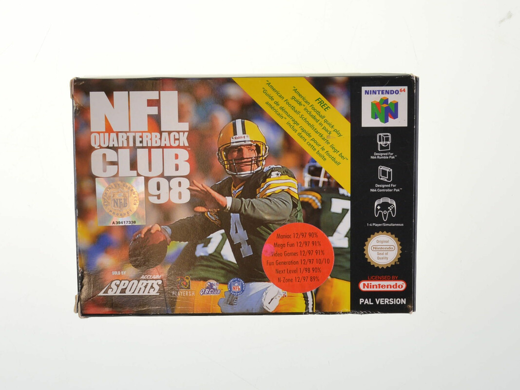NFL Quarterback Club 98 - Nintendo 64 Games [Complete] - 3