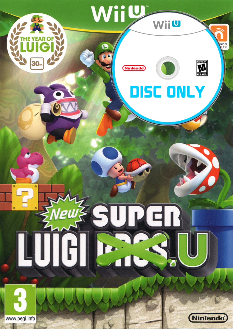 New Super Luigi U - Disc Only - Wii U Games