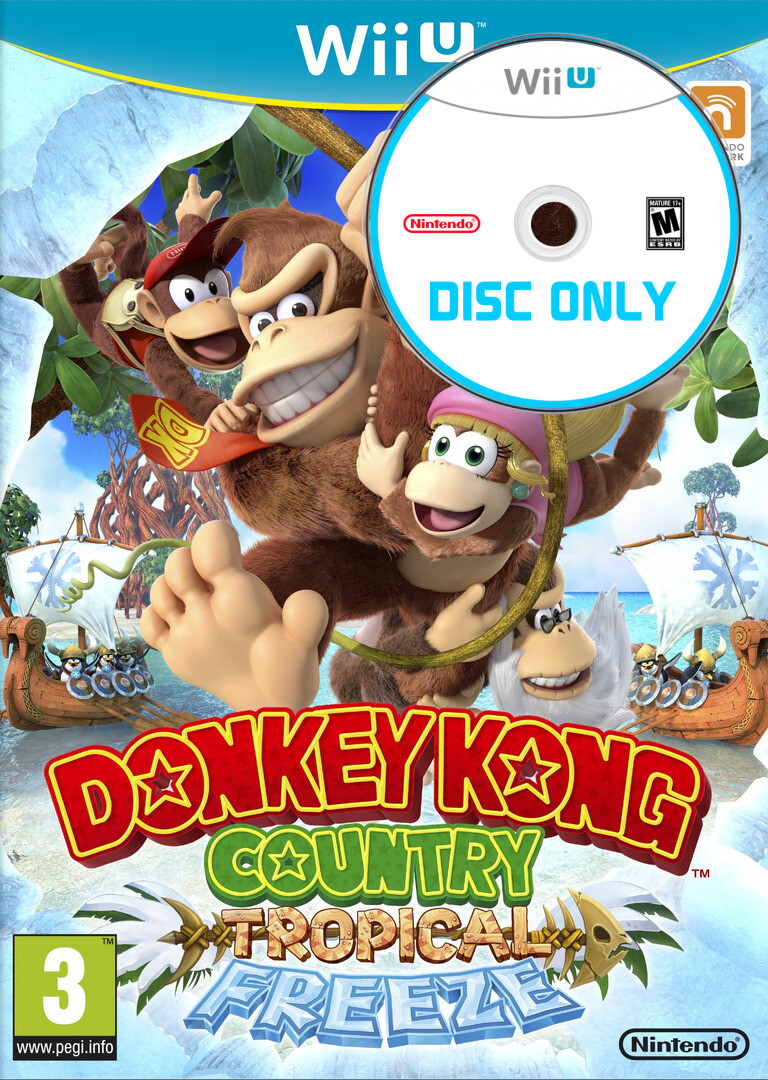 Donkey Kong Country: Tropical Freeze - Disc Only - Wii U Games