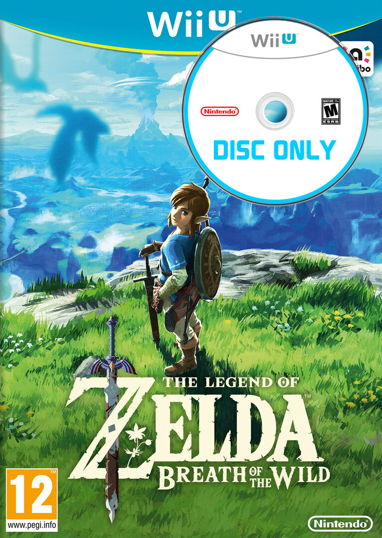 The Legend of Zelda: Breath of the Wild - Disc Only - Wii U Games