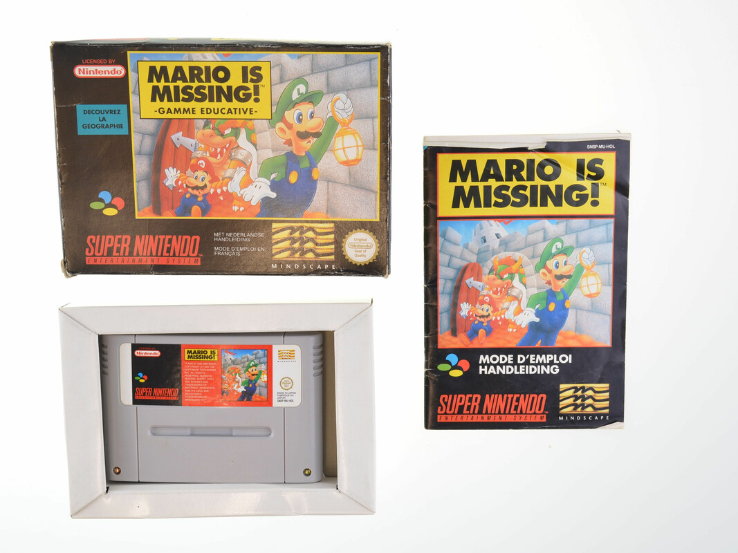 Mario is Missing - Super Nintendo Games [Complete]