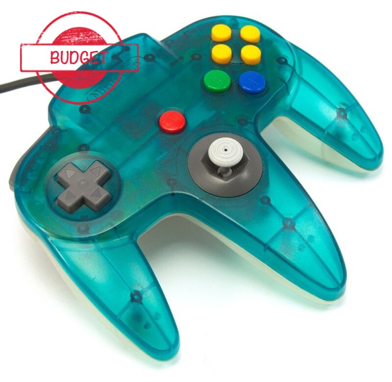 Originele Nintendo 64 Controller Aqua Blue - Budget - Nintendo 64 Hardware