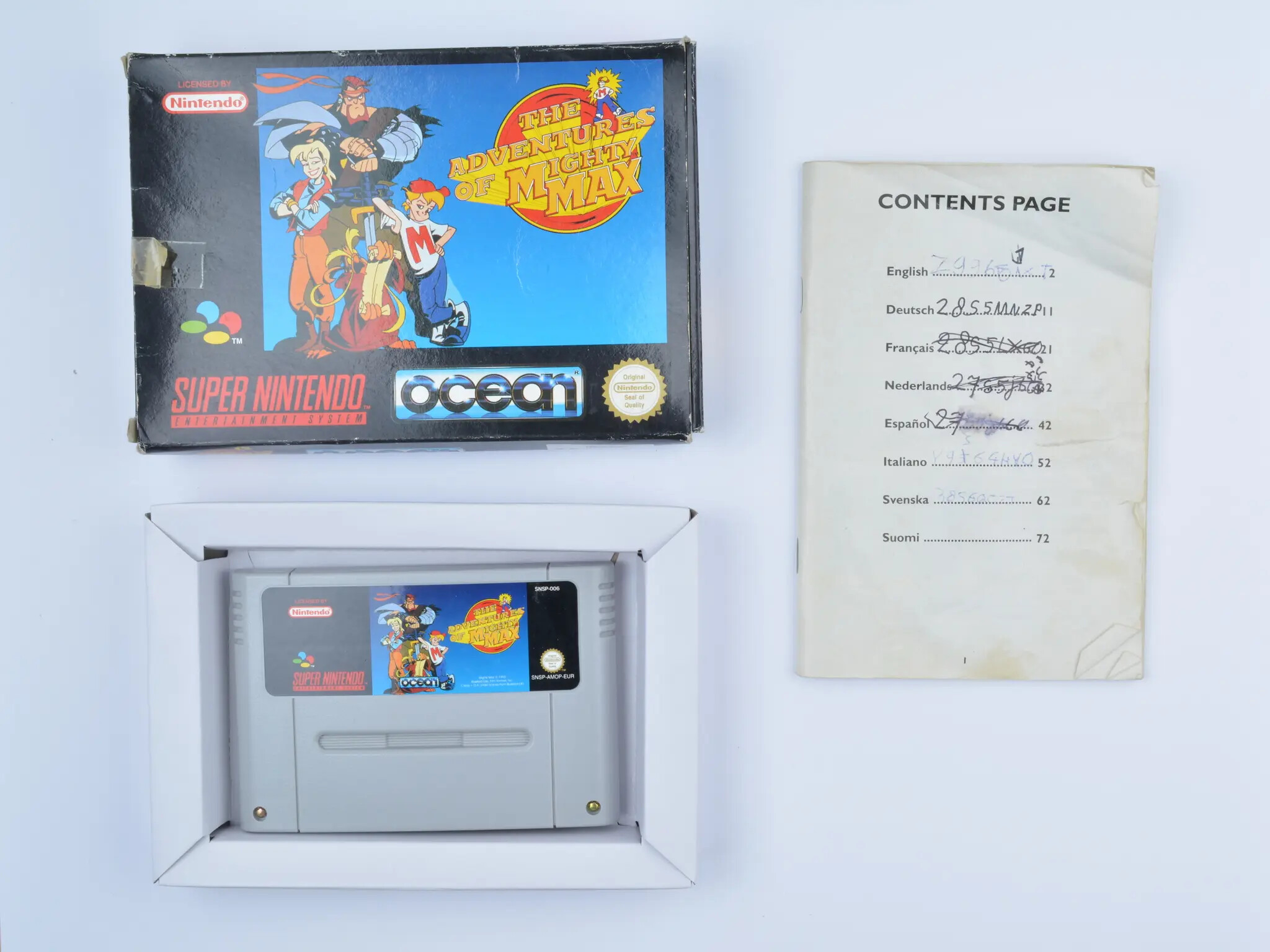 The Adventures of Mighty Max - Super Nintendo Games [Complete]