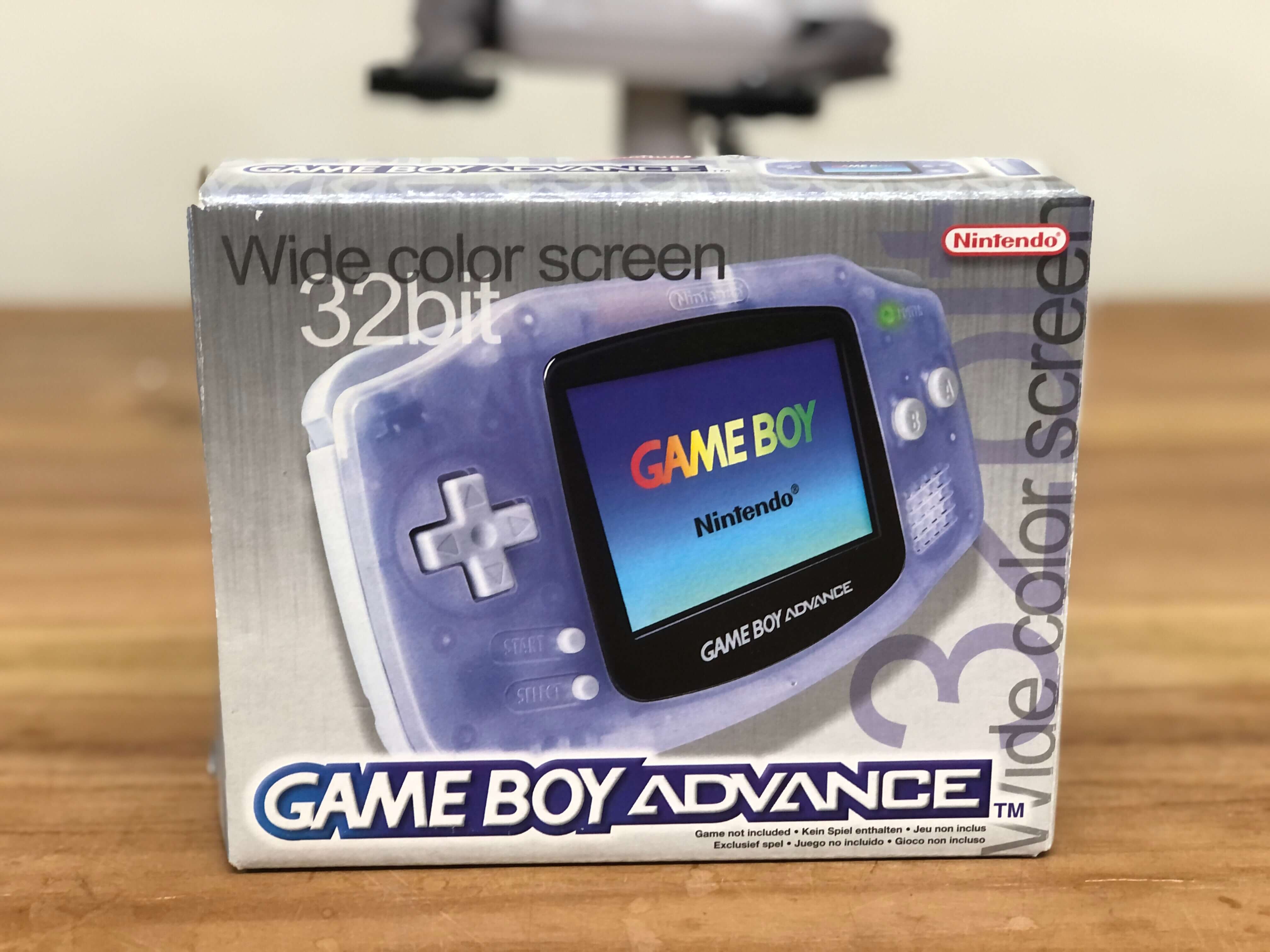 Gameboy Advance Transparent Blue [Complete]