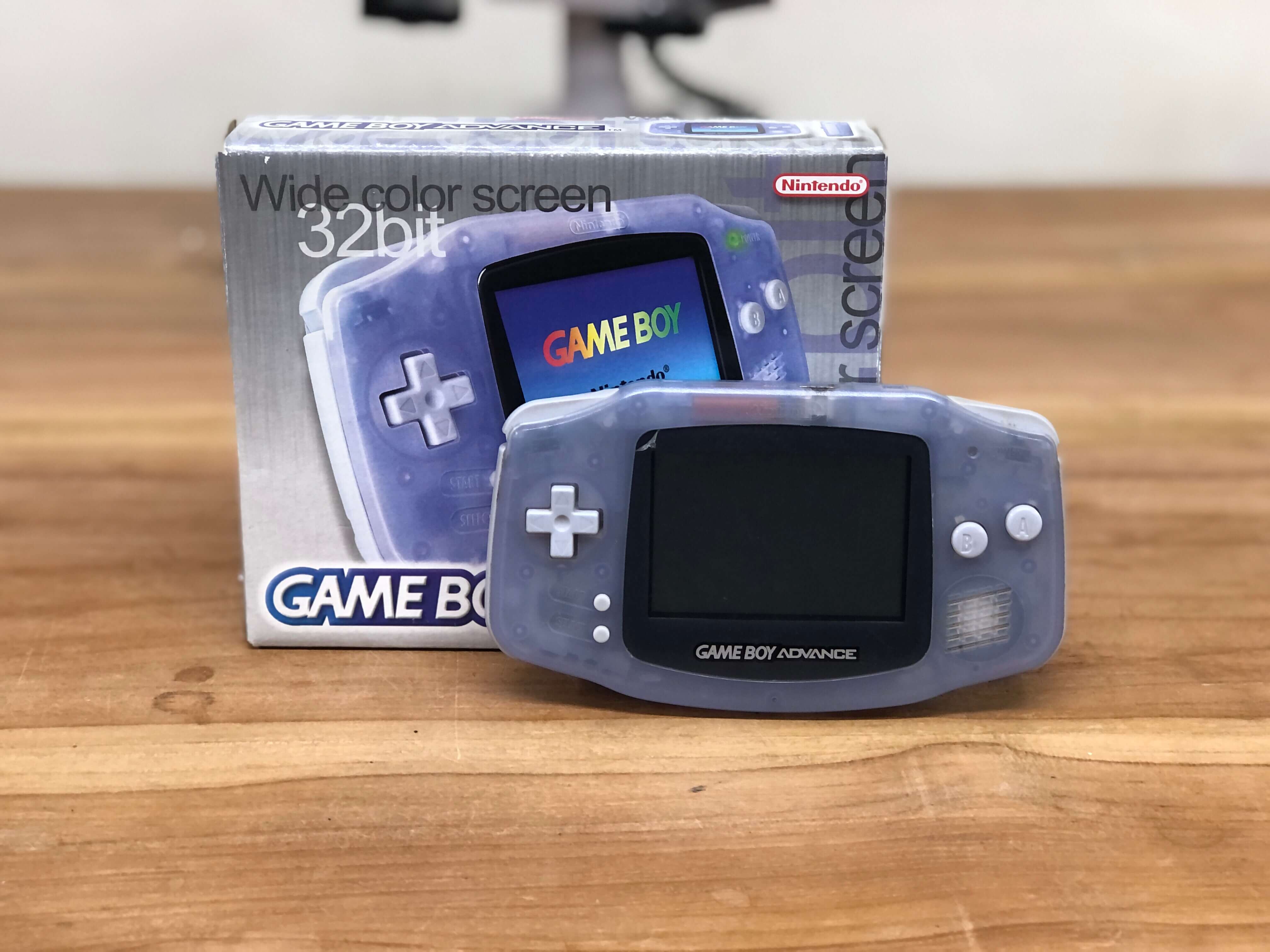 Gameboy Advance Transparent Blue [Complete]