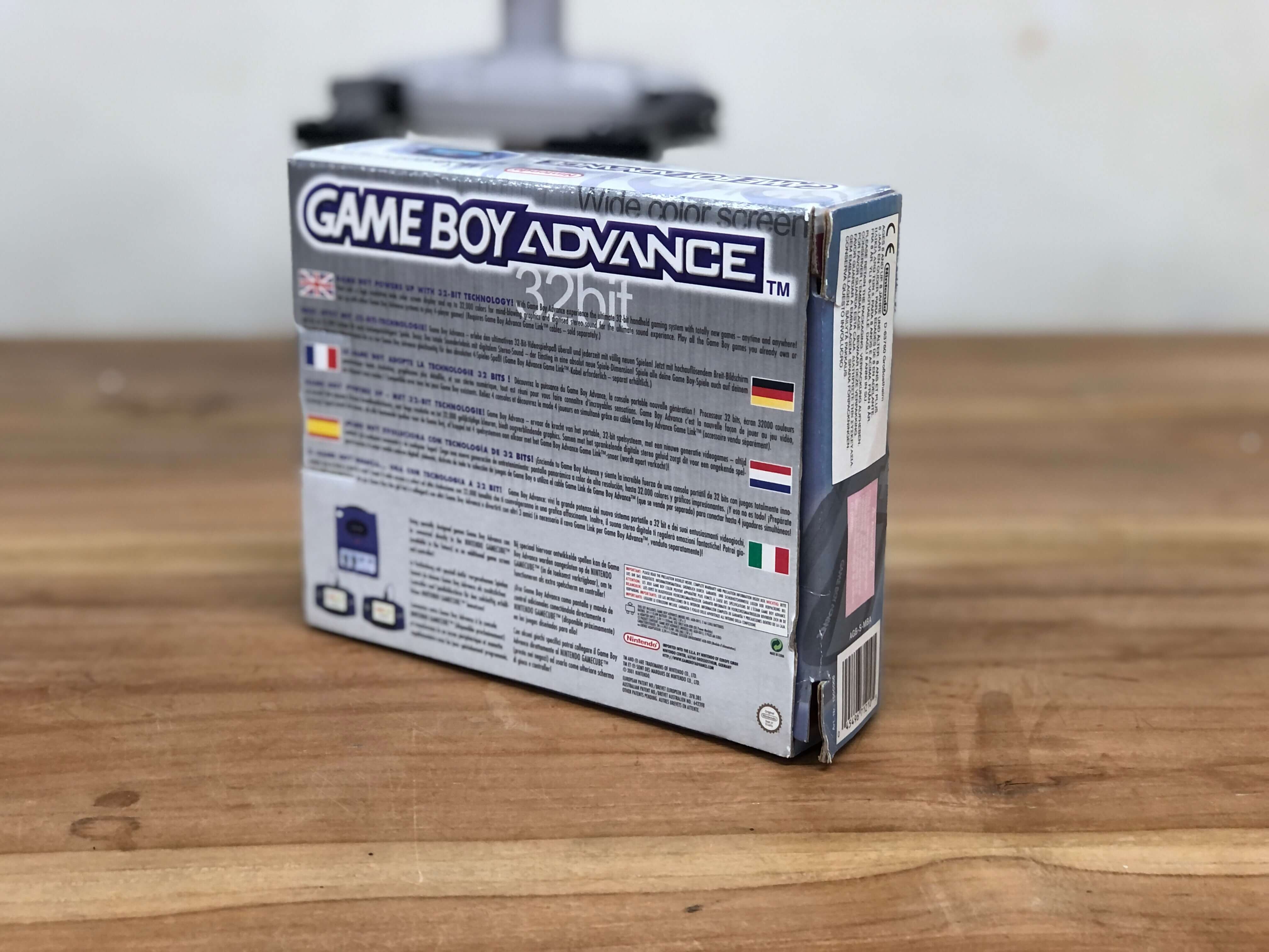 Gameboy Advance Transparent Blue [Complete]