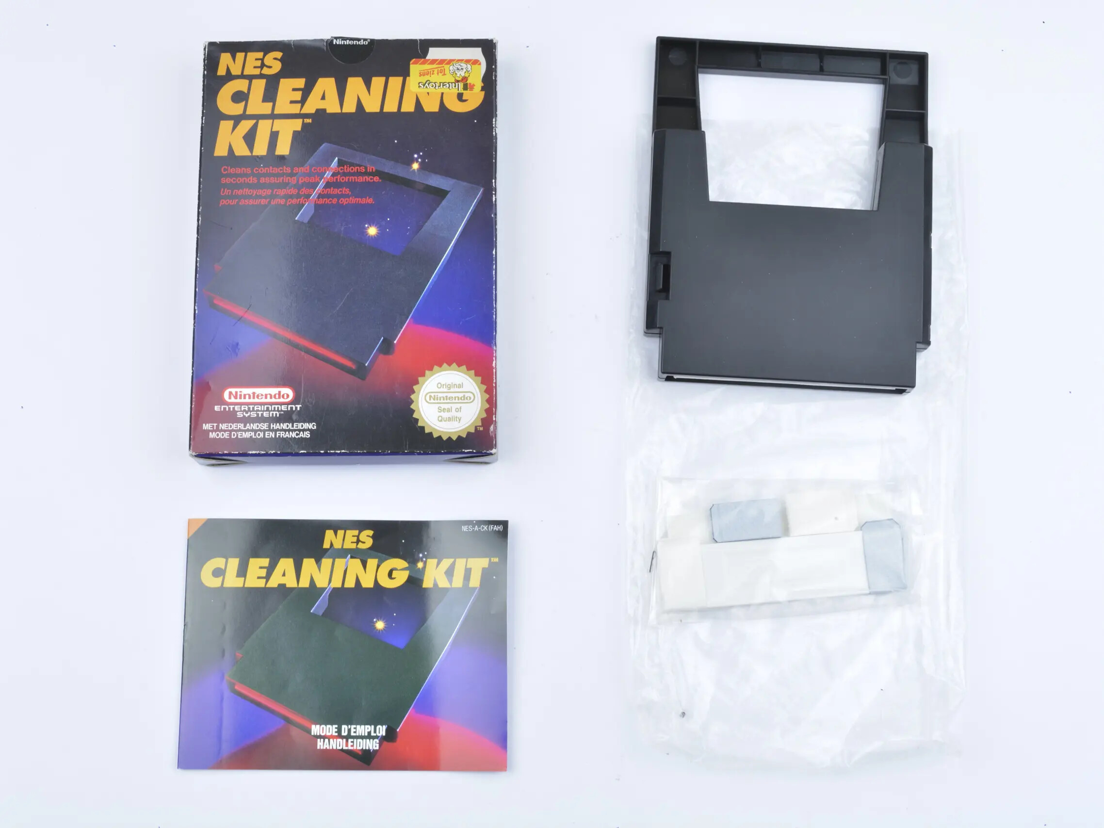 Nintendo NES Cleaning Cartridge [Complete] - Nintendo NES Hardware