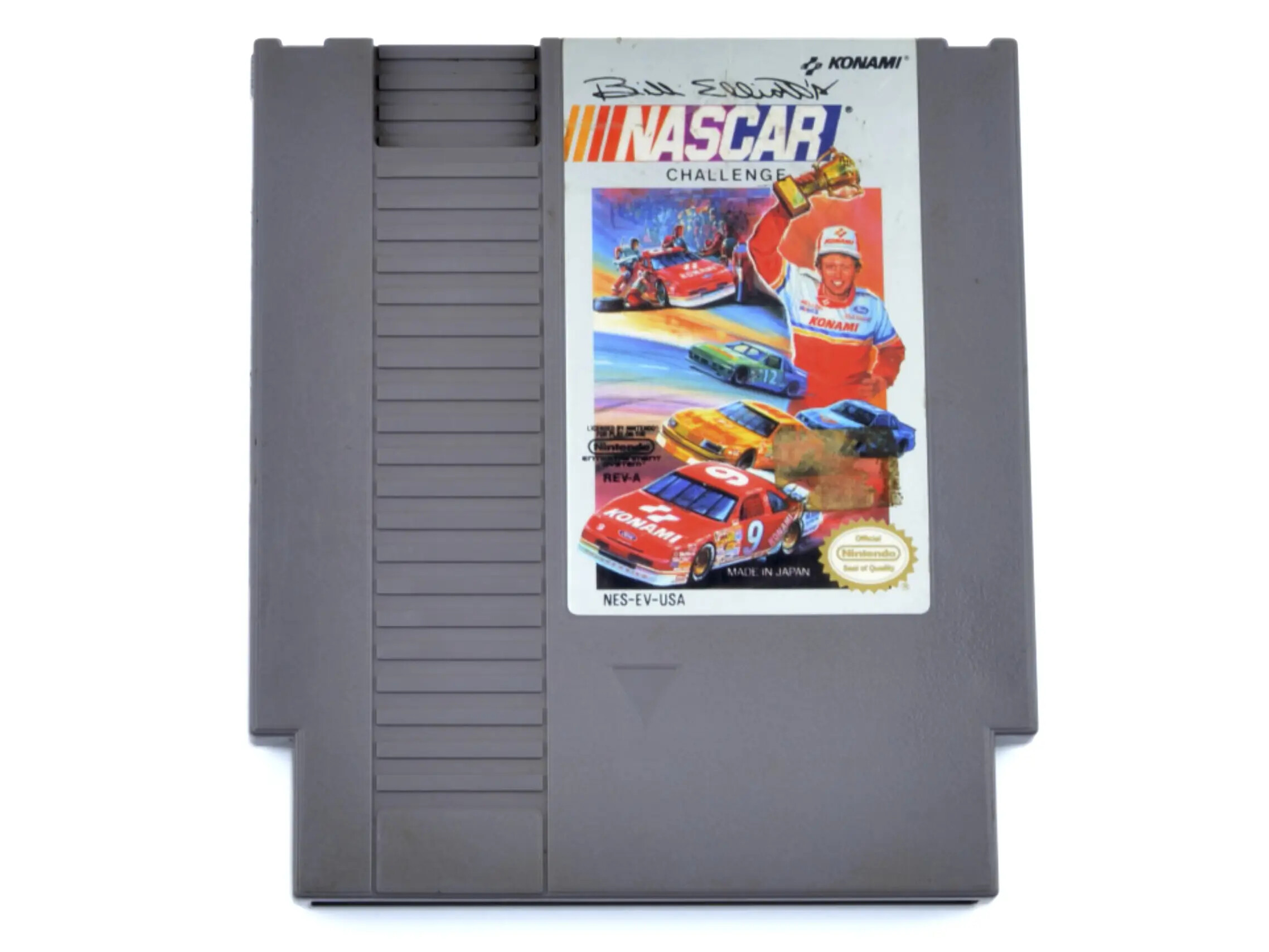 Bill Elliott's NASCAR Challenge (NTSC) - Nintendo NES Games