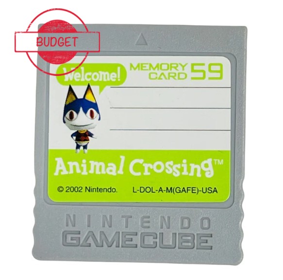 Animal Crossing Memory Card 59 blocks - Budget Kaufen | Gamecube Hardware