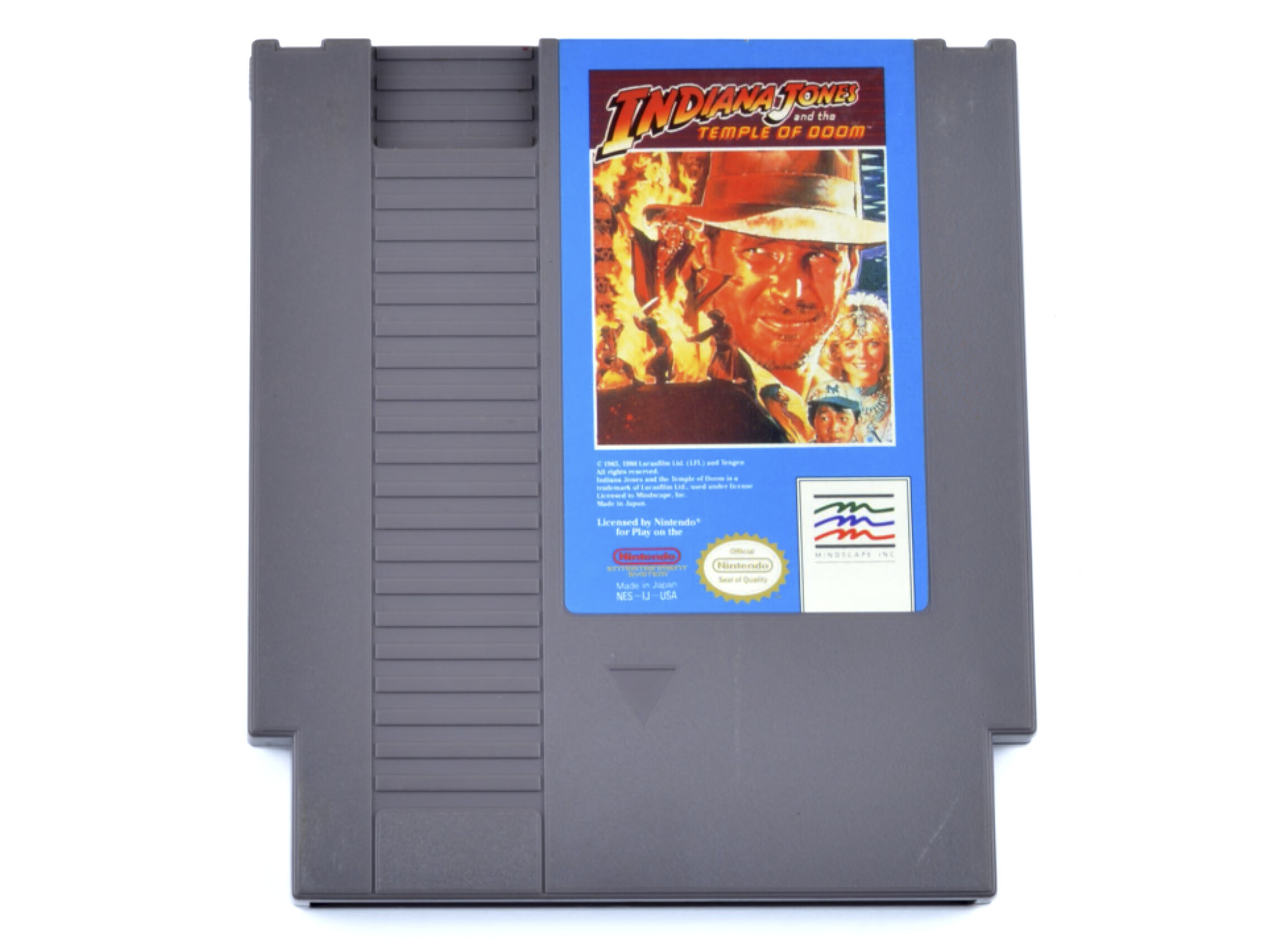 Indiana Jones and the Temple of Doom (NTSC) - Nintendo NES Games