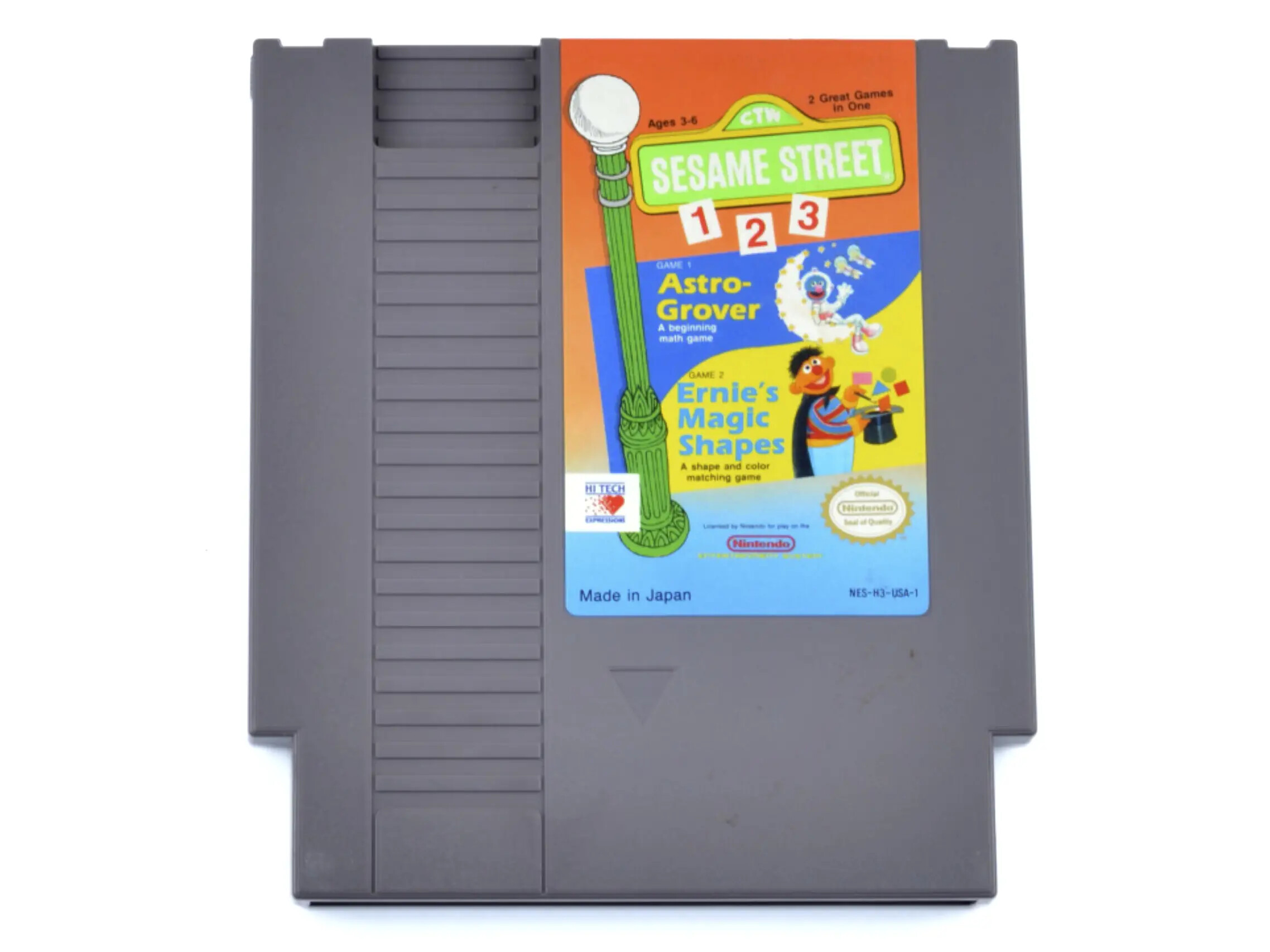 Sesame Street 123 (NTSC) - Nintendo NES Games