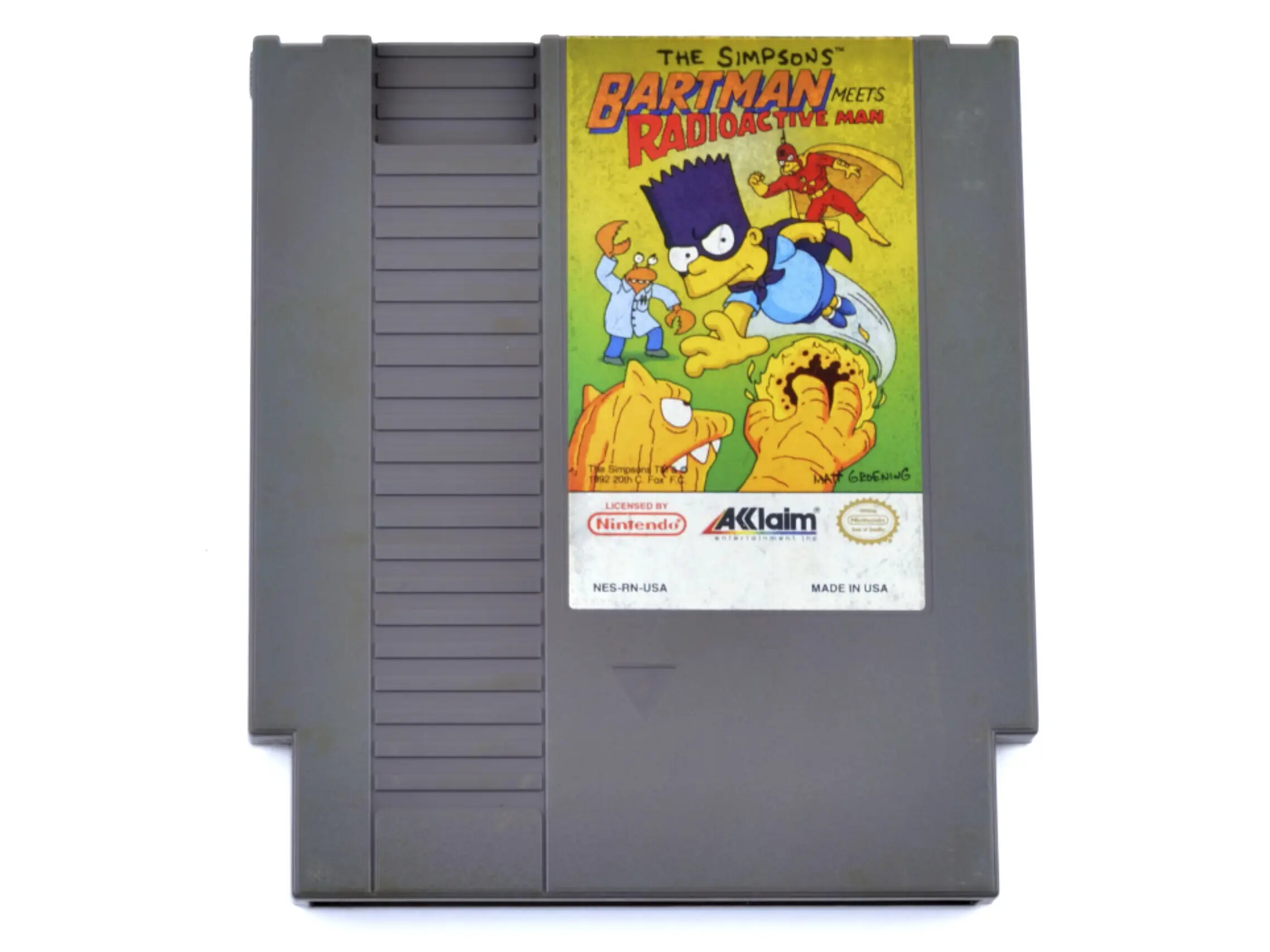The Simpsons: Bartman Meets Radioactive Man (NTSC) - Nintendo NES Games