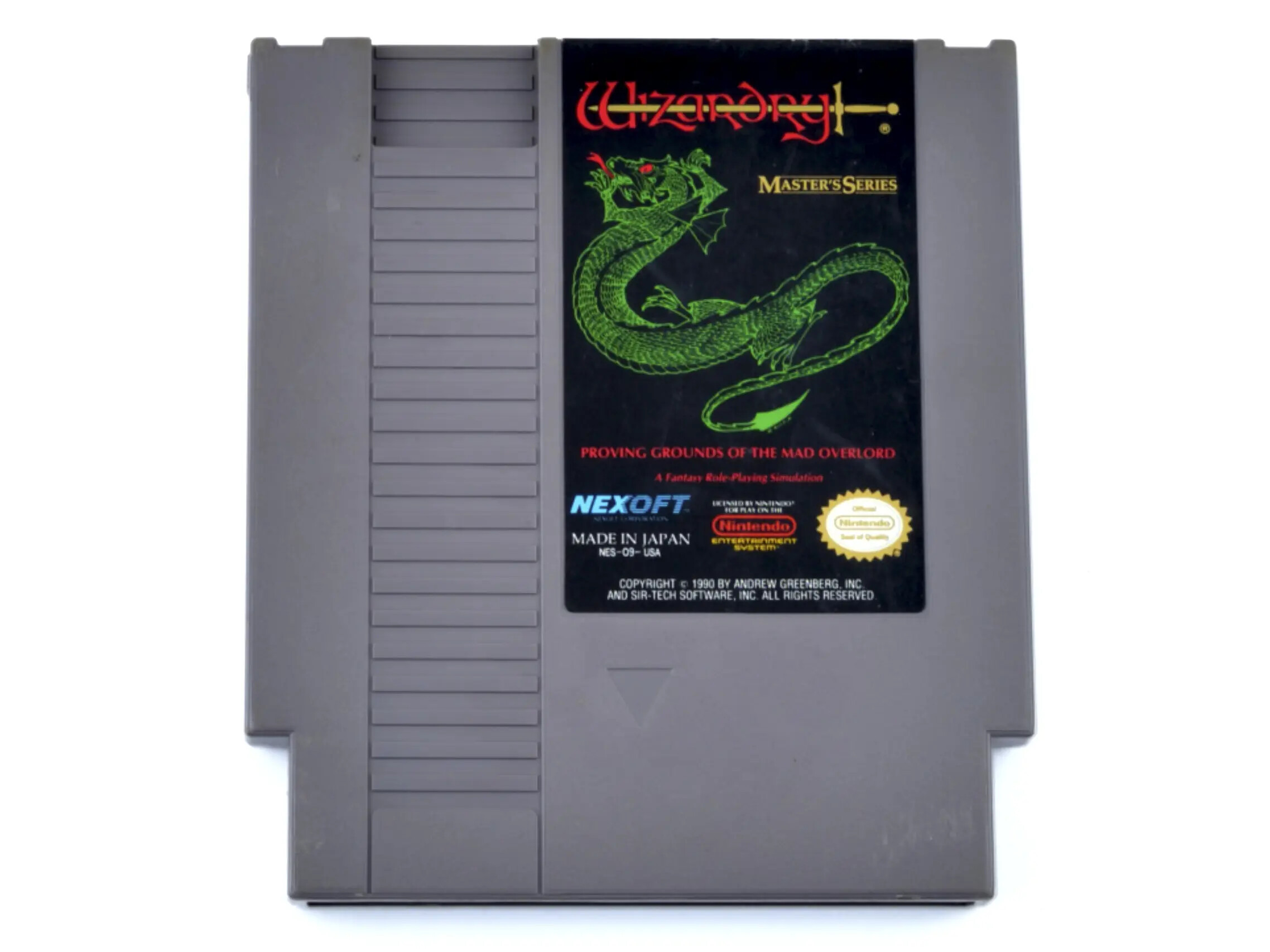 Wizardry: Proving Grounds of the Mad Overlord (NTSC) - Nintendo NES Games