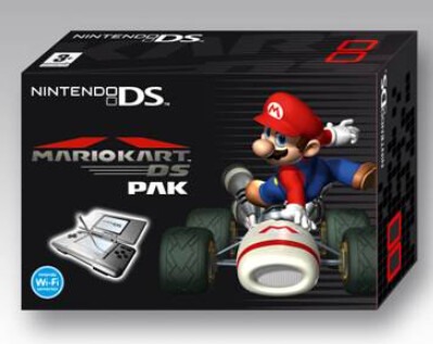 Nintendo DS Original - Mario Kart Edition - Silver [Complete] - Nintendo DS Hardware