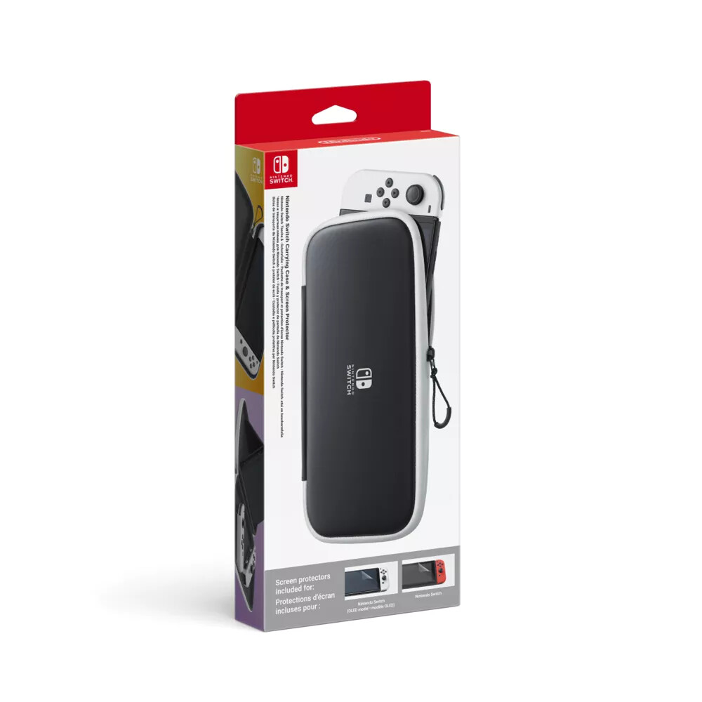Nintendo Switch OLED Carrying Case - White/Black [Complete] Kaufen | Nintendo Switch Hardware