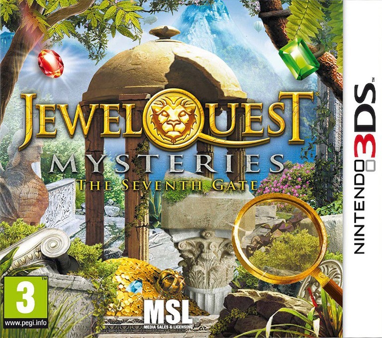 Jewel Quest Mysteries - The Seventh Gate (German) - Nintendo 3DS Games