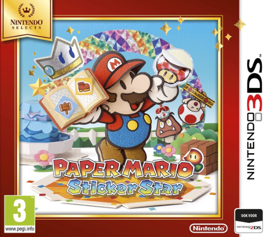 Paper Mario - Sticker Star (Nintendo Selects) - Nintendo 3DS Games
