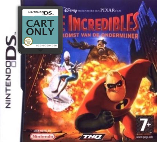 The Incredibles - De Opkomst Van De Ondermijner - Cart Only - Nintendo DS Games