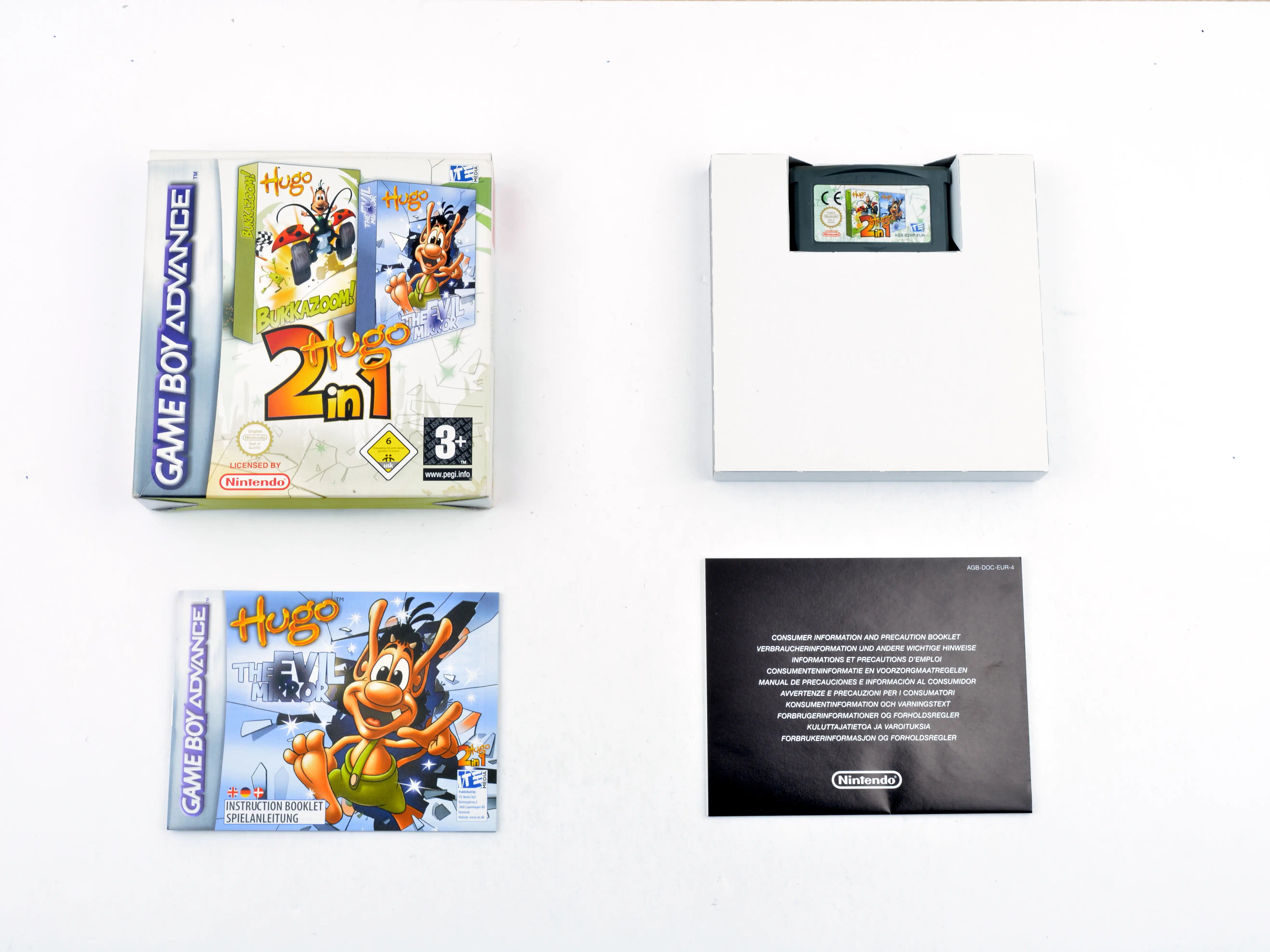 Hugo 2 in 1 - Gameboy Advance Games [Complete]