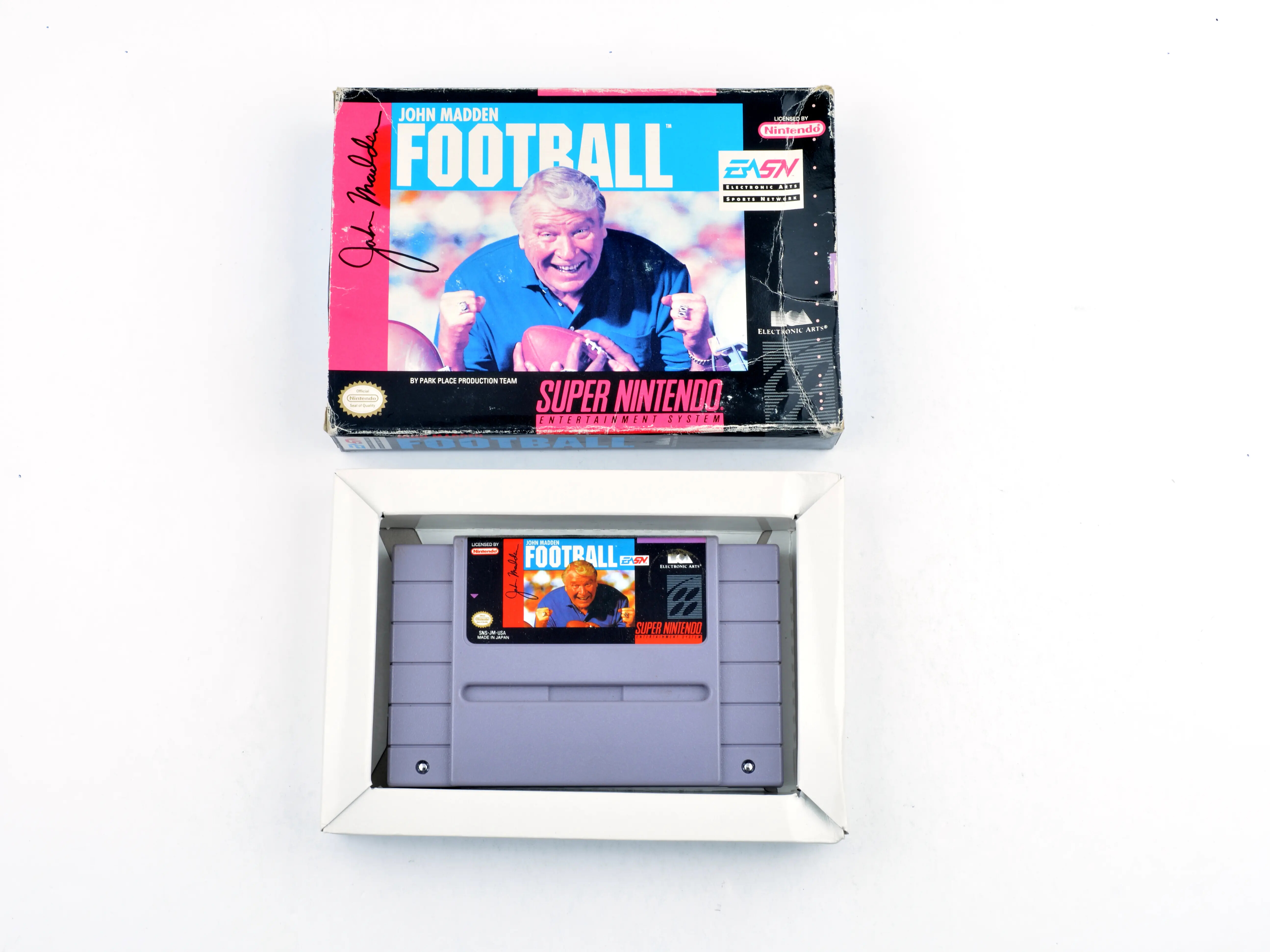 John Madden Footbal (NSTC) - Super Nintendo Games [Complete]