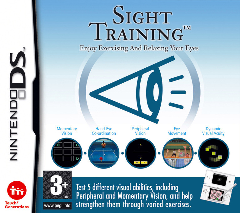 Sight Training - Enjoy Exercising and Relaxing Your Eyes (French) - Nintendo DS Games