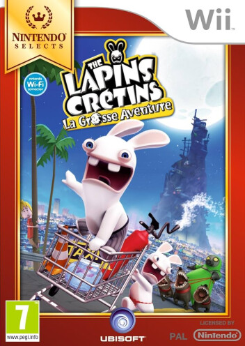 The Lapins Cretins - La Grosse Aventure (Nintendo Selects) (French) - Wii Games