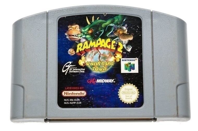Rampage 2 Universal Tour (NTSC) - Nintendo 64 Games