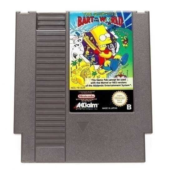 The Simpsons: Bart vs. the World (German) - Nintendo NES Games