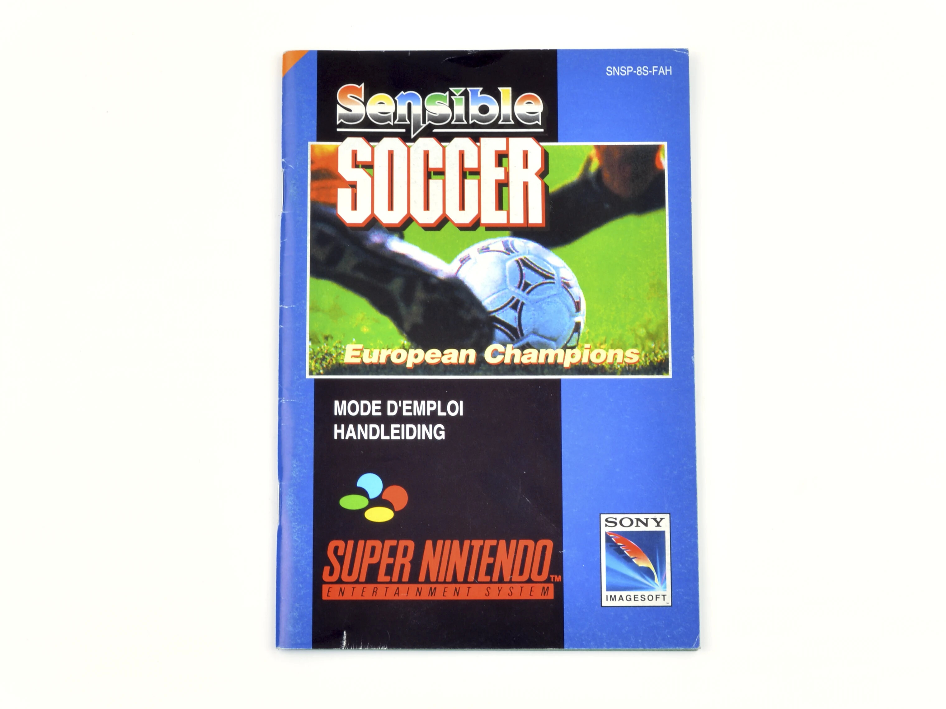 Sensible Soccer - Manual - Super Nintendo Manuals