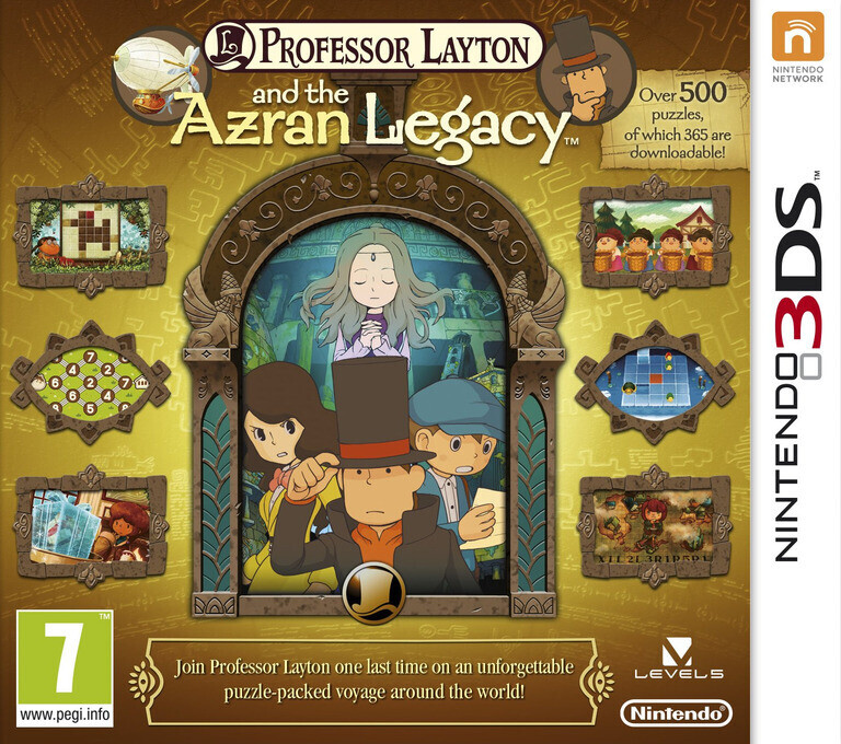 Professor Layton und das Vermachtnis von Aslant (German) - Nintendo 3DS Games