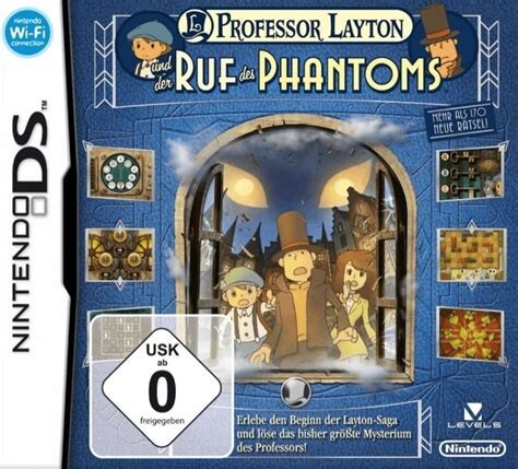 Professor Layton und der Ruf des Phantoms (German) - Nintendo DS Games