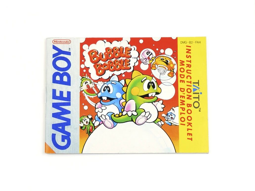 Bubble Bobble - Manual - Gameboy Classic Manuals