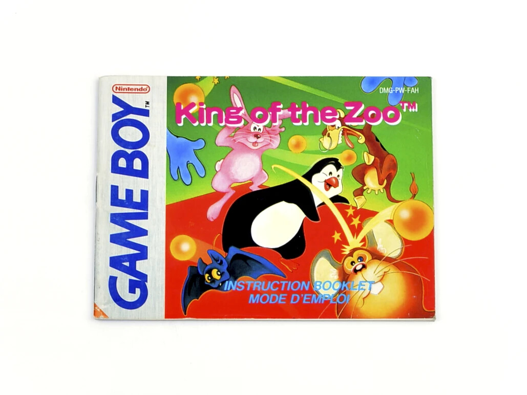 King of the Zoo - Manual Kaufen | Gameboy Classic Manuals