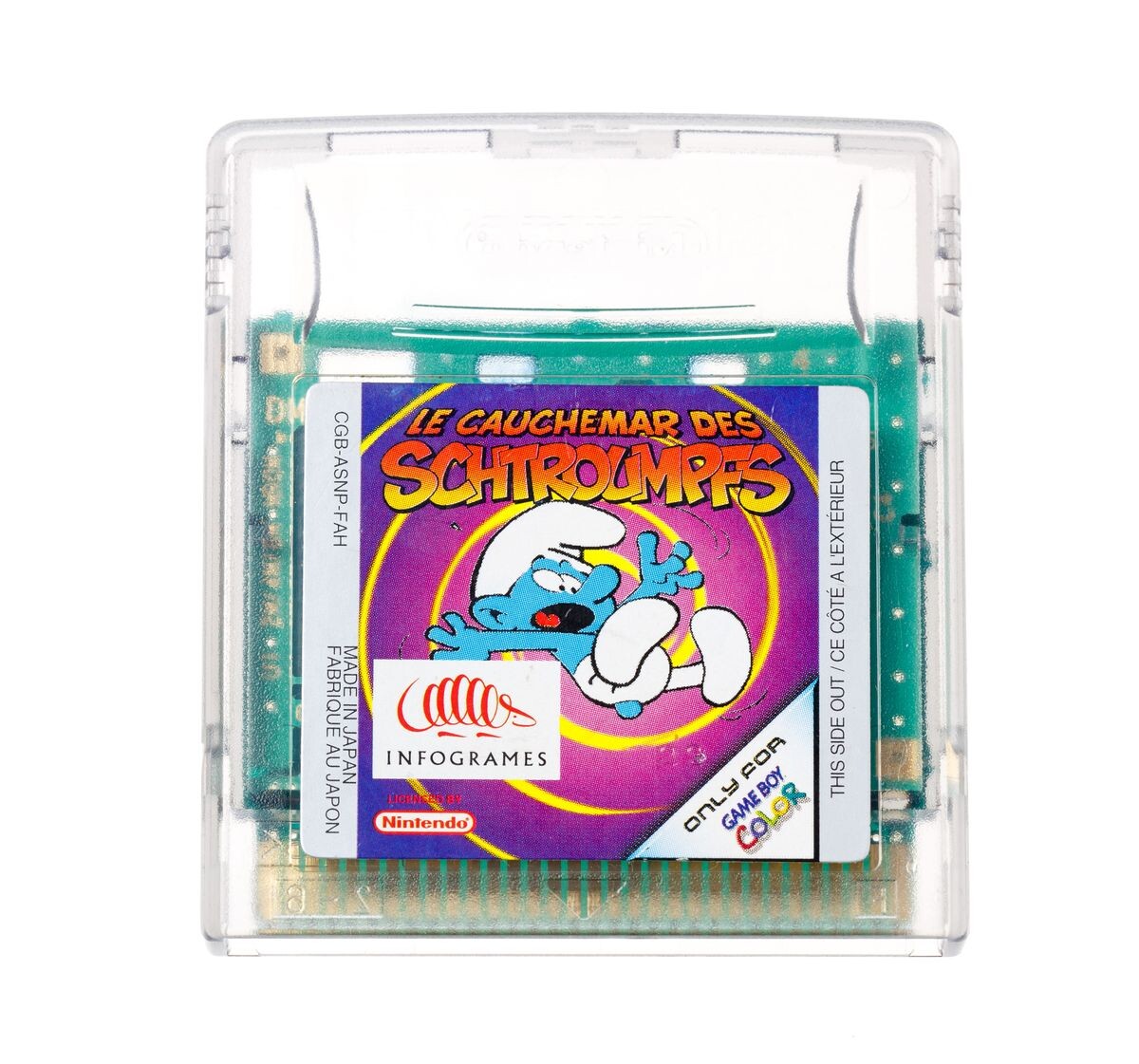 The Smurfs Nightmare (German) - Gameboy Color Games