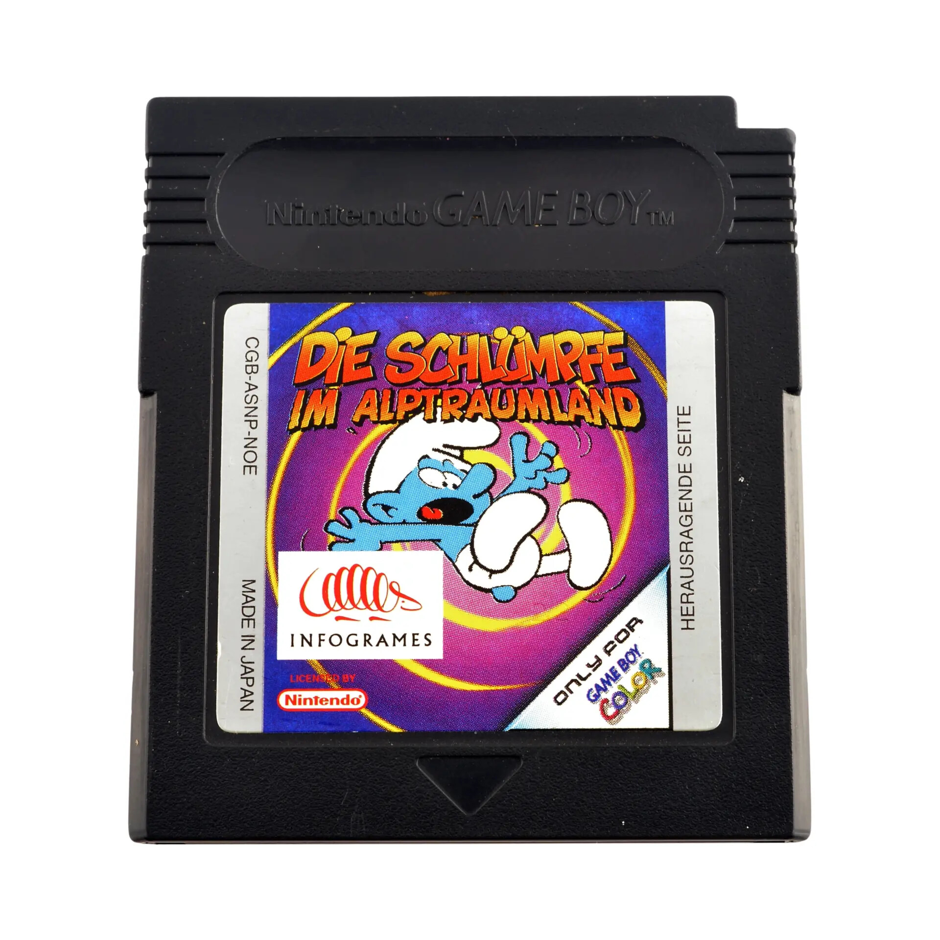 Die Schlümpfe im Alptraumland (German) - Gameboy Color Games