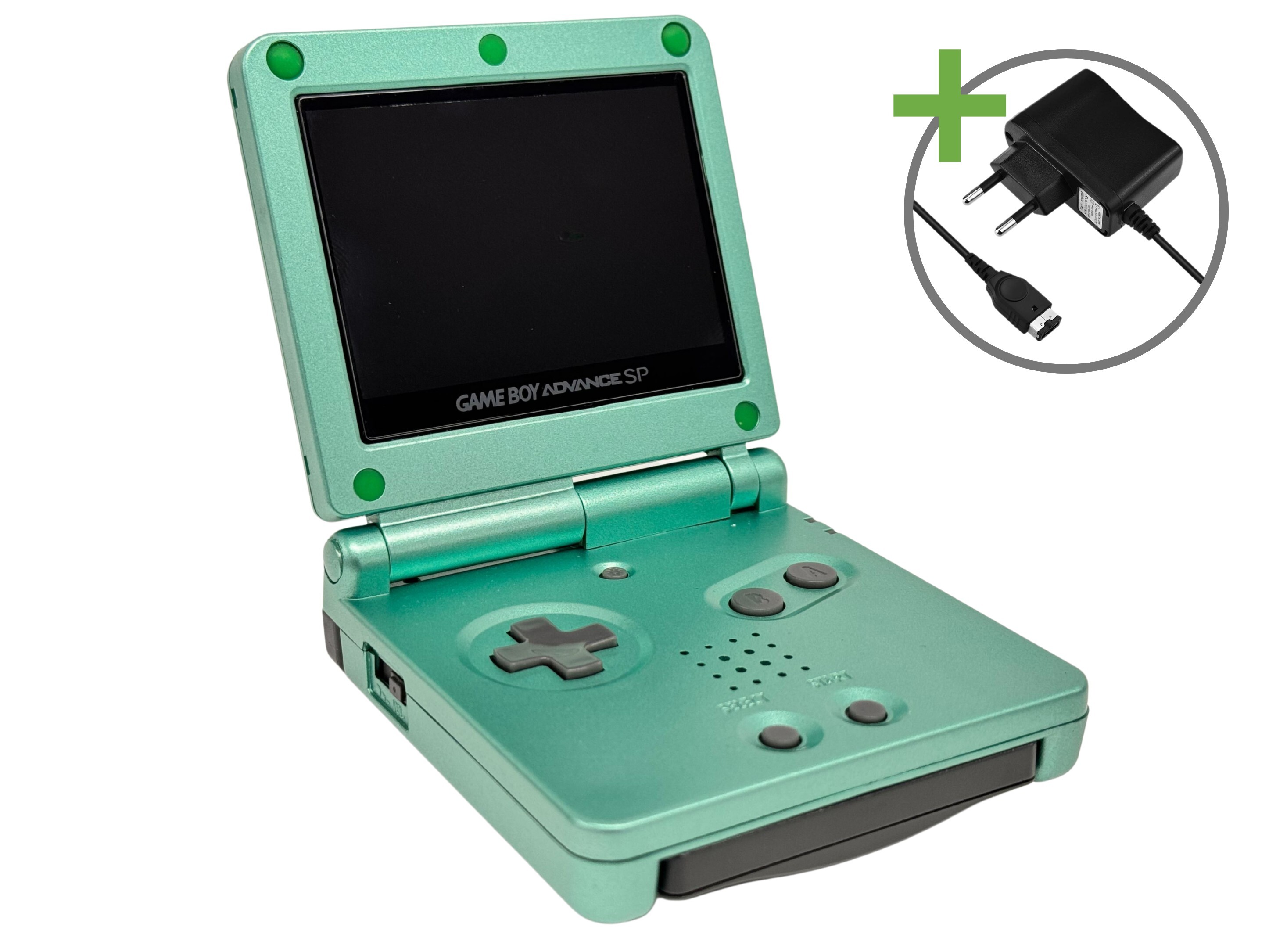 Gameboy Advance SP Green - IPS V2 - Gameboy Advance Hardware