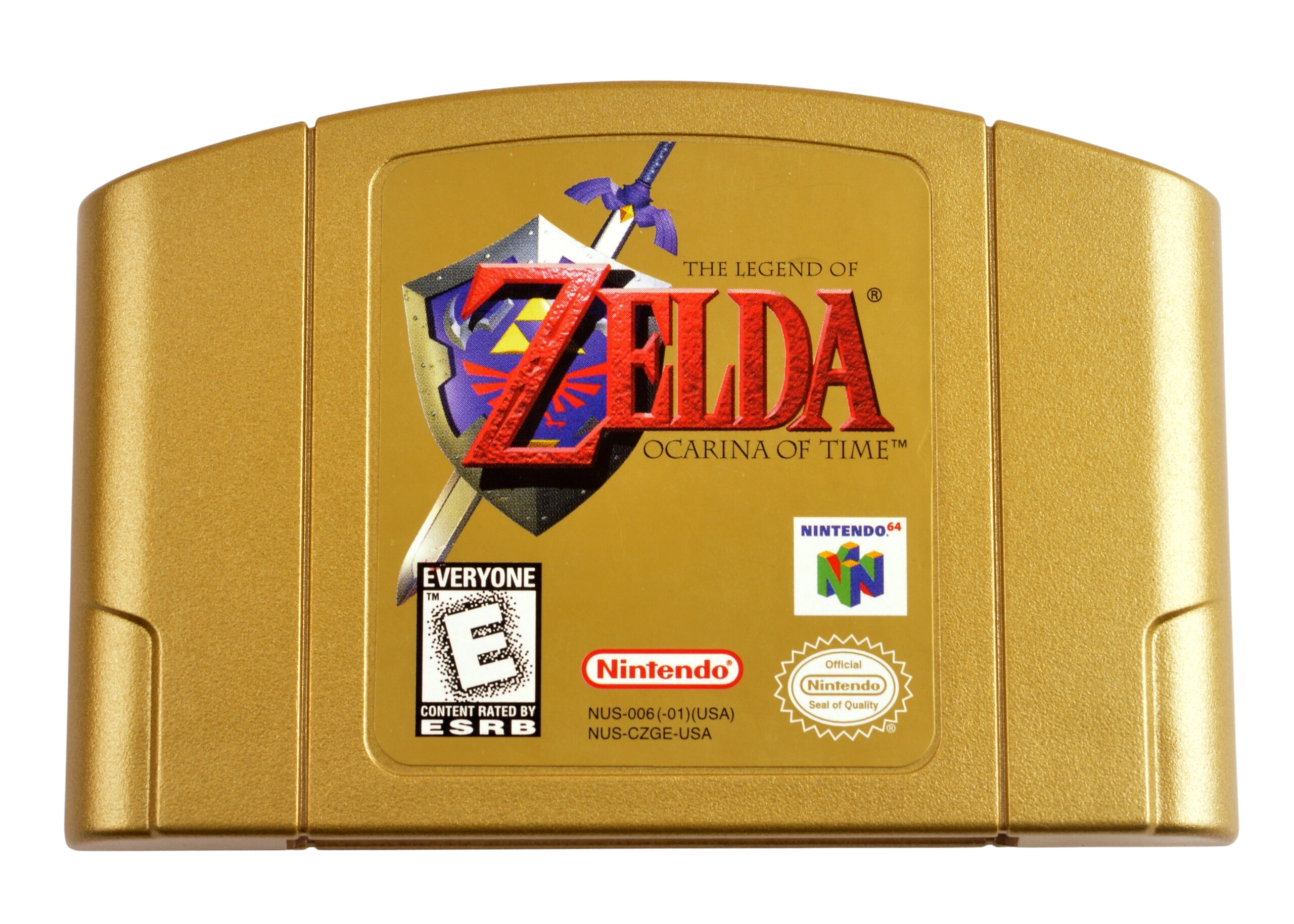 The Legend of Zelda Ocarina of Time (Gold) (NTSC) - Nintendo 64 Games