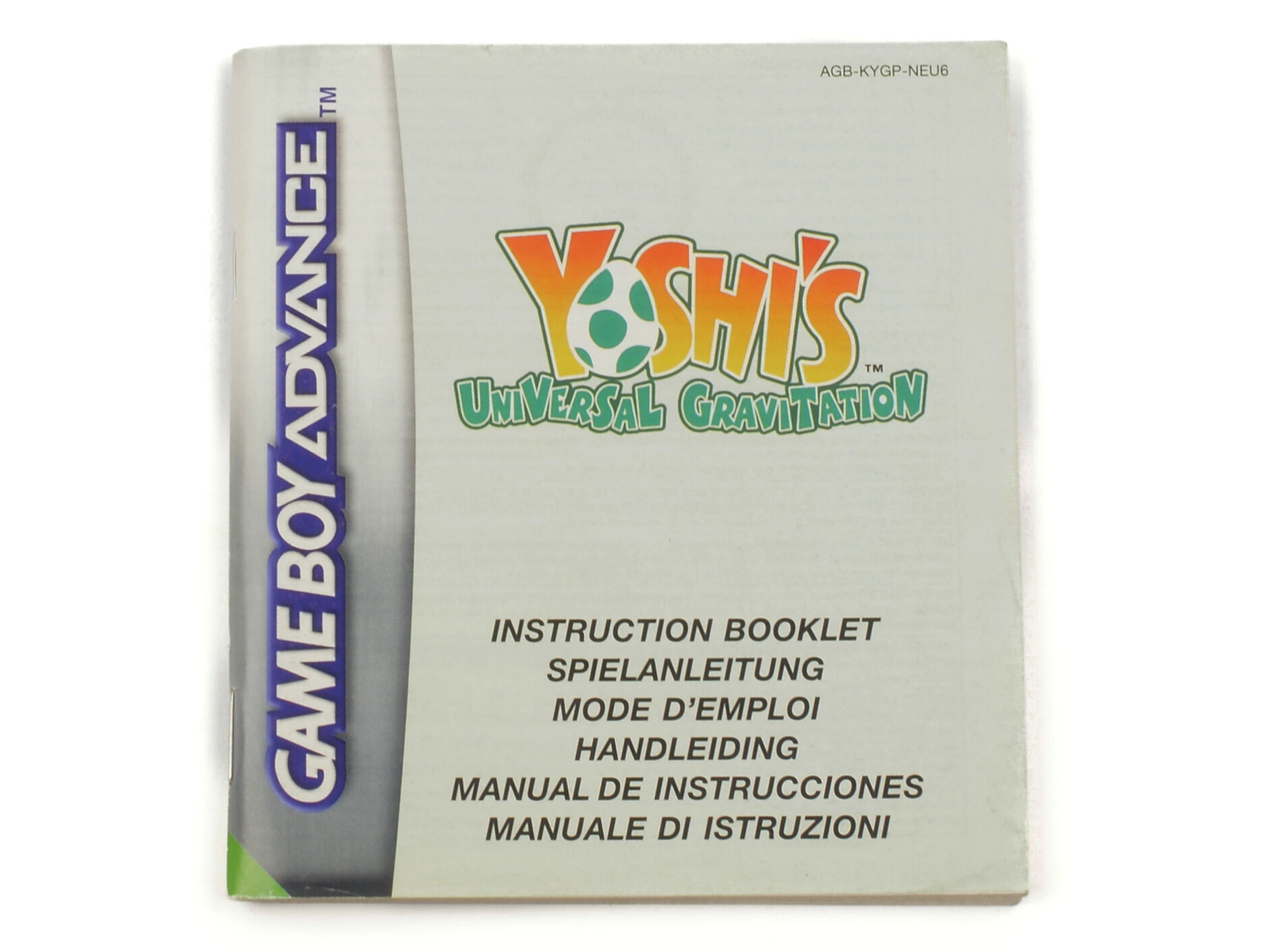 Yoshi's Universal Gravitation - Manual Kaufen | Gameboy Advance Manuals