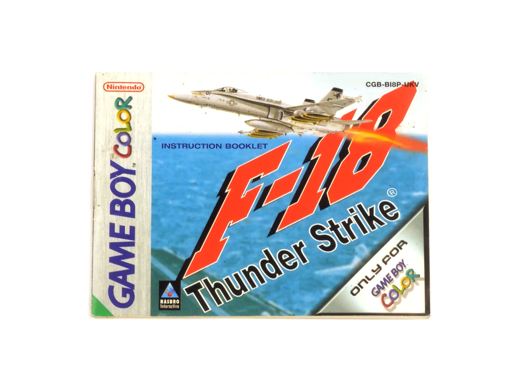 F-18 Thunder Strike - Manual Kaufen | Gameboy Color Manuals